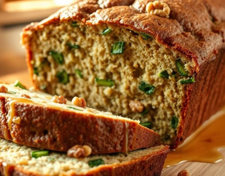 Easy No-Knead Zucchini Bread